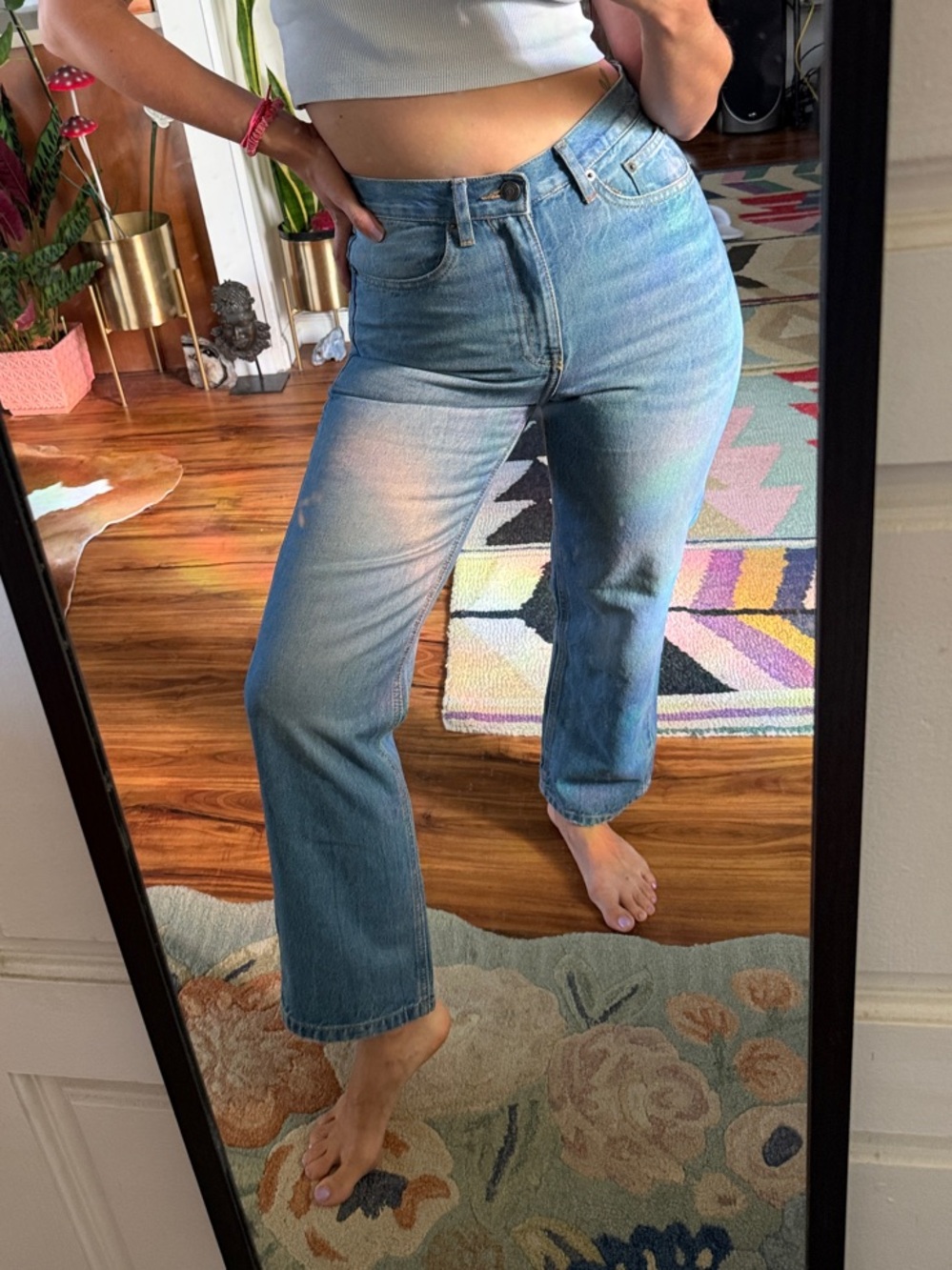 The Kooples Light Blue Straight-Leg Women’s Jeans